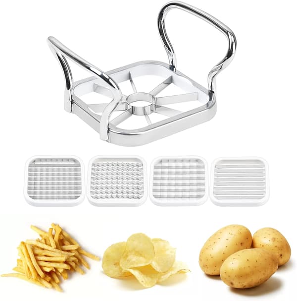 Pommes frites-kutter, potetkutter, rustfrie stålblader Vegeta