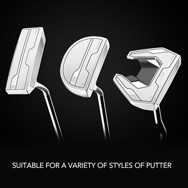 Minigolf bärväska, bärbar hopfällbar mjuk flexibel canvas golfputterväska, lätt driving range bärväska träningsfodral svart