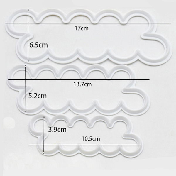 Rose Cutter Fondant, Blomster Cookie Cutter, Kageform Bageform