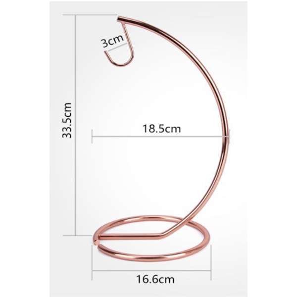 Bananholder med rund base, fruktlagring, bananer, druer