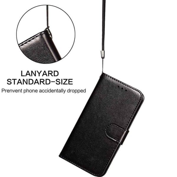 Samsung Galaxy A34 (5G) - Läderfodral / Svart Skyddsfodral