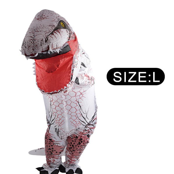Tyrannosaurus uppblåsbar kostym Halloween klä upp rollspel realistisk muskel dinosaurie uppblåsbar kostym