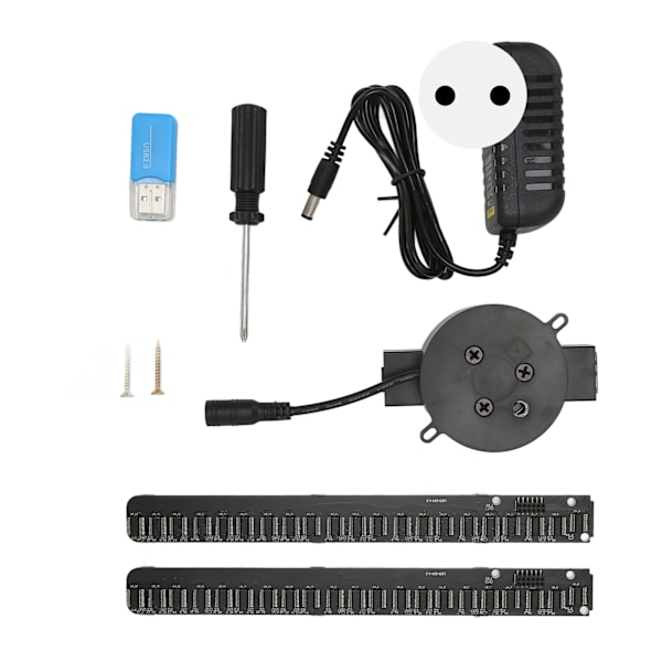 3D-hologrammituuletin 16,5 tuumaa 2000x224 WiFi 3D-projektori 224 LED-valonauhalla liiketoimintamyymälän mainontaan 100-240 V EU-pistoke