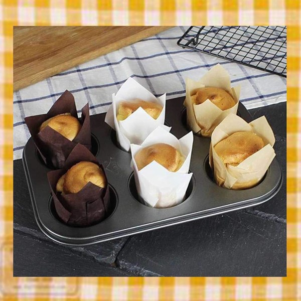 Bagekopper Tulipan Muffinform Papir Cupcake Liner til Bryllupsfest