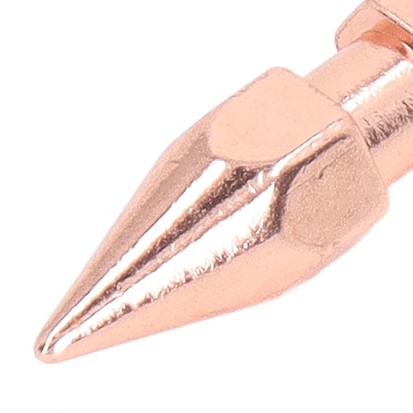 5 kpl vaatetuspiikkejä 8x26mm kuusikulmainen ruusukulta vahva kupari punk-tyyliset piikit ja niitit kenkiin vöihin vaatteisiin