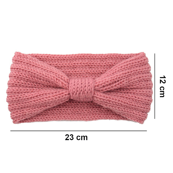 Heklede ørevarmere, pannebånd, turban stretch pannebånd, varme