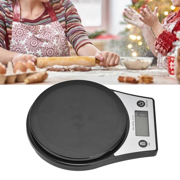 5KG Digital Matvåg Mini Bärbar Hög Precision Elektrisk Köksvåg för Matlagning Bakning