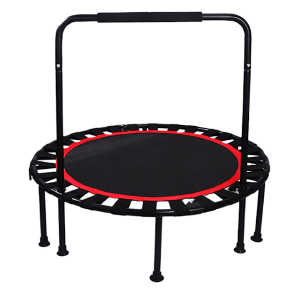 Sports trampolin til børn indendørs voksen foldbar fitness trampolin med armlæn bungee trampolin