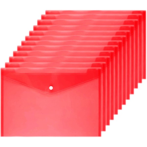 Dokumentmappe A4 PP - 12 stk., transparent, vandafvisende