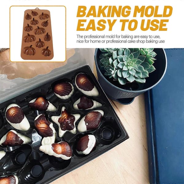 DIY Chokladform Silikonform för hushållsbruk 5-pack