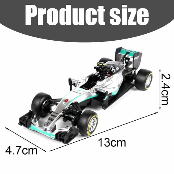 Bimeko Formelbilmodell Lafali F1 LAFHA Racing Car Model 1:43 Formel legering modellbil gunga