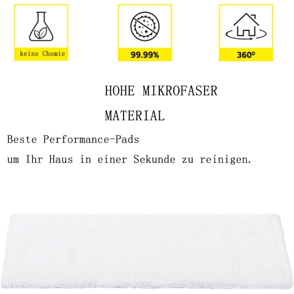 Mop i mikrofiber, tvättbar