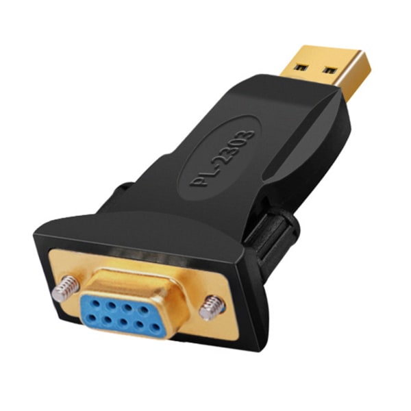 USB til RS232 adapter med brikkesett, USB til DB9 seriell konverter