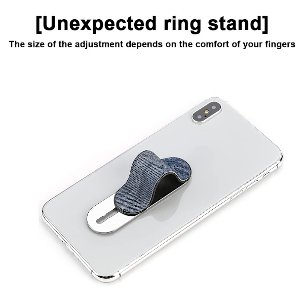 Smarttelefon fingerhållare för bättre enhandsmanövrering