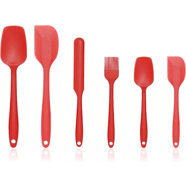 Professionellt kockval, livsmedelsgodkänd silikonspatelset med rostfritt stålkärna, non-stick kokkärl, lätt att rengöra, sömlös design, mångsidiga redskap