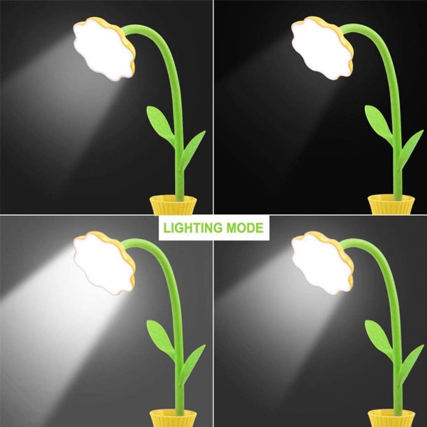 Bordlampe for barn LED Øyebeskyttelse Skrivebordslampe kan dimmes