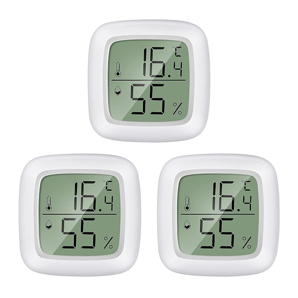 Rumstermometer, Hög Noggrannhet Digital Hygrometer Sensor För Babyrum Och Terrarium, Inomhusbruk Inklusive Studierum, Vinkällare, Seniorrum,