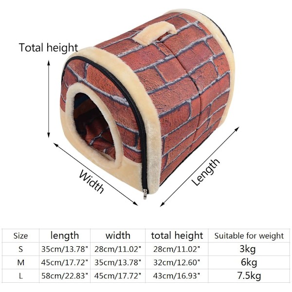 Hundeseng Katteseng Bærbar Udendørs/Indendørs 45*60cm