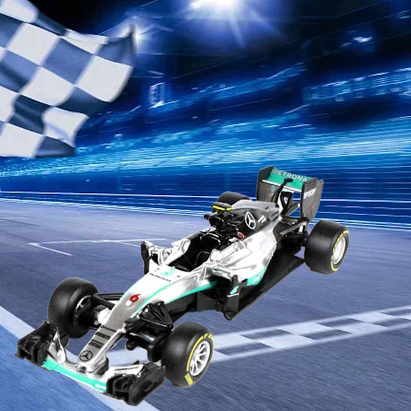 Bimeko Formelbilmodell Lafali F1 LAFHA Racing Car Model 1:43 Formel legering modellbil gunga