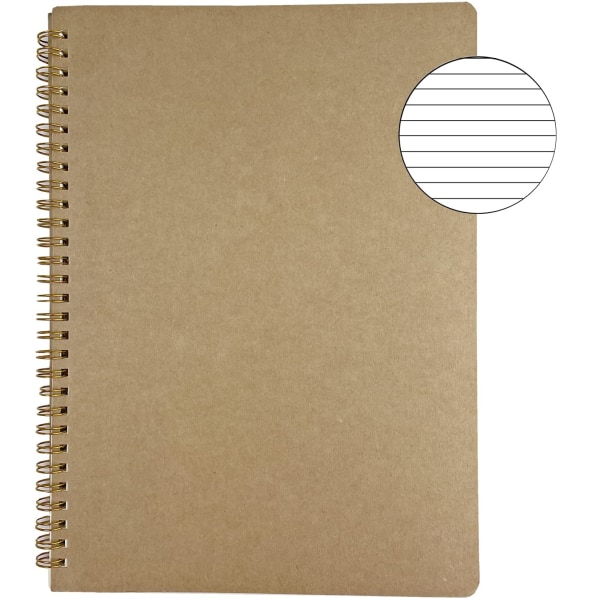 Spiral Graph Paper Notebook, B5 Grid Notebooks Piral Bound