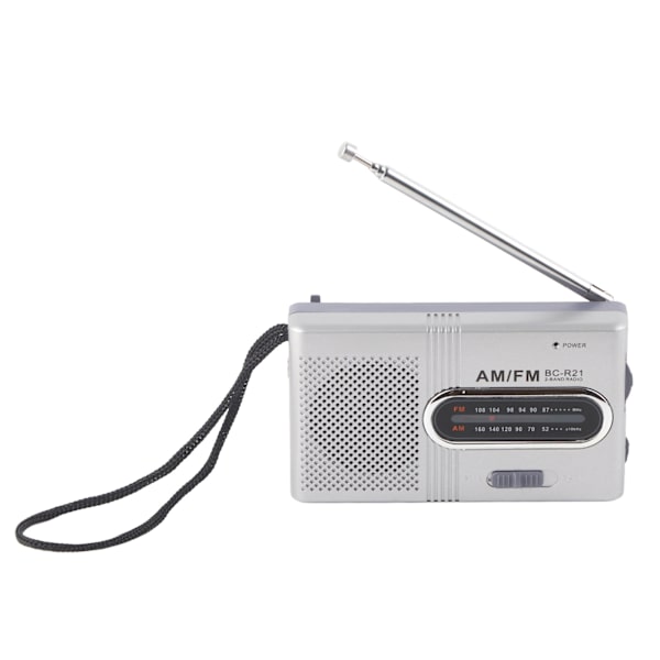 Universaali kannettava AM/FM-miniradio stereokaiuttimet Vastaanotin Musiikkisoitin