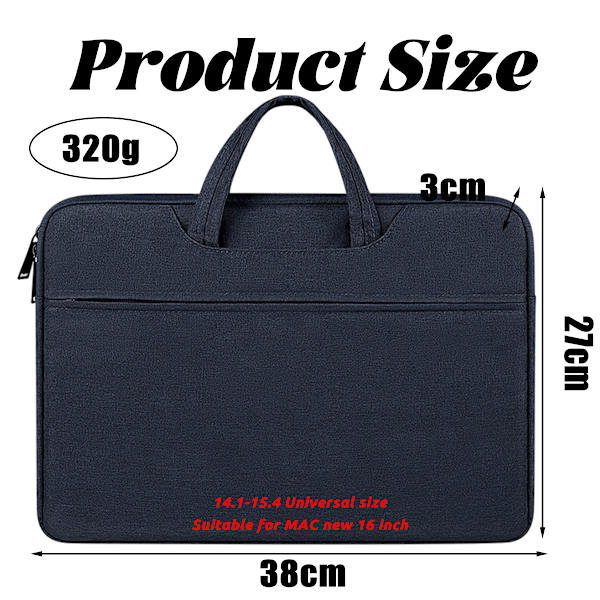 Bærbar Laptopveske 13,3 Tommer 15,4 Tommer 15,6 Tommer Mote Notebook