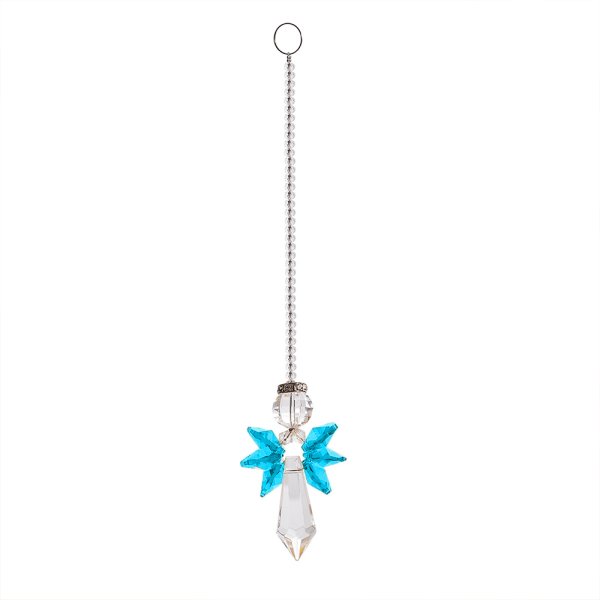 Glas krystal regnbue engel ornament hængende vedhæng gave, emballage style6