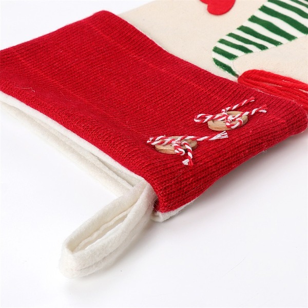 Personliga Julstrumpor, Distinkta Designer Kvalitetslinne med Broderade Namn för Anpassad Juldekoration, Lämplig för Godis,
