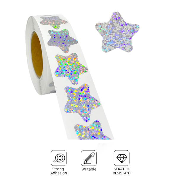 Pakke med 500 klistremerker for belønningstabeller – 2,5 cm i størrelse
