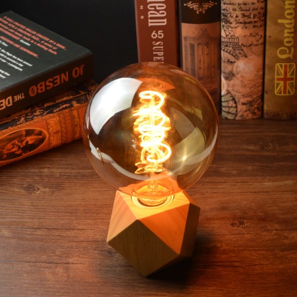 COB LED Filament Edison glödlampor Dekorativ Edison lampa E27