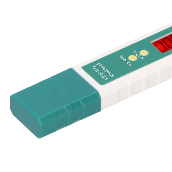 PH-meter Digital PH-tester Pen med teststrimmelfunktion Termometer til drikkevandspool
