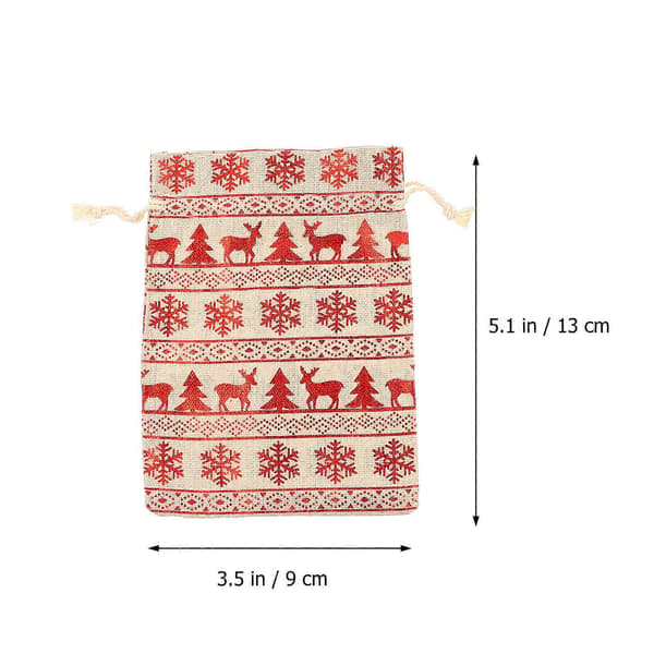 Julklappspåsar Adventskalenderpåsar för 1 set DIY-fest