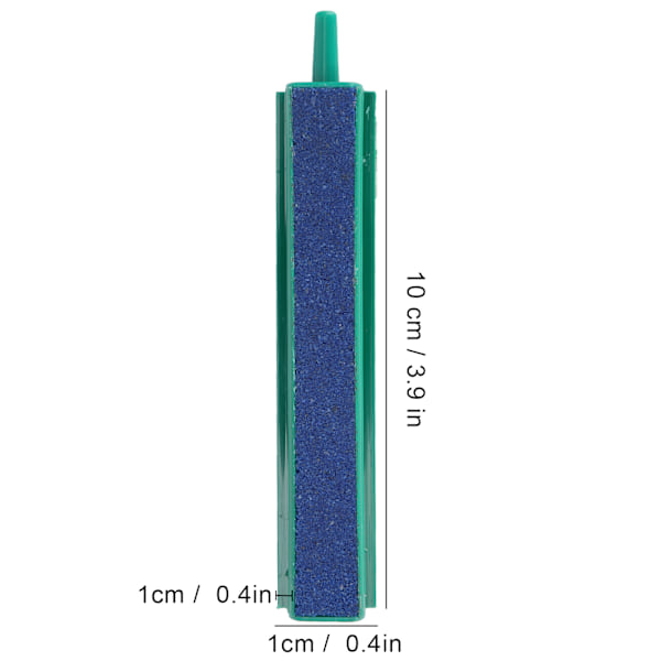 Akvarium Grön Luftsten Bubbla Släpp Mineralfilter Remsa Fisk Tank Luftsten Bar Längd 10cm / 3.9in