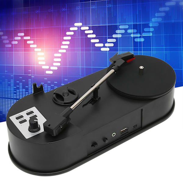 Vinyylilevysoitin USB 2.0 - Ammattimainen levysoitin MP3-muuntimella musiikin ystäville