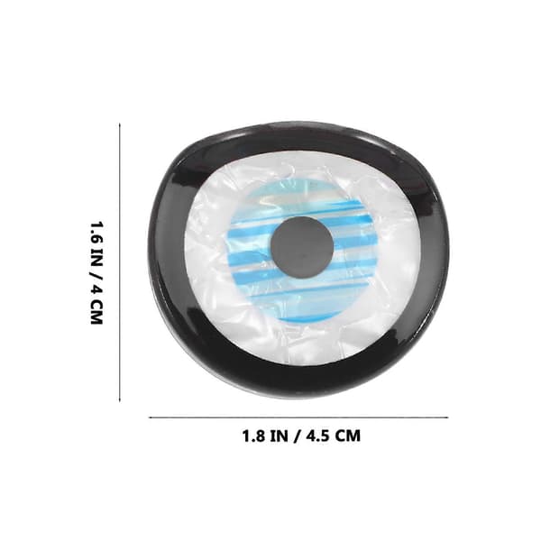 Hårklämmor med Evil Eye-motiv för flickor, 4-pack