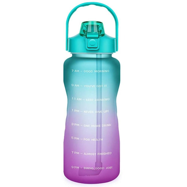 2.2L drinking bottle, drinking bottle with straw