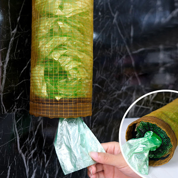 Plastposeholder, for oppheng av søppelposer, arrangør