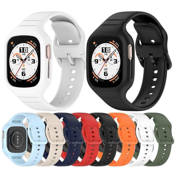 Integrert silikonklokkerem for Honor Watch 4 Black