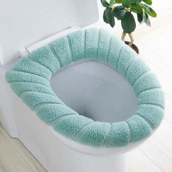 5 Stk Tykkere Badeværelse Blødt Toiletsædebetræk Pad-Warmer