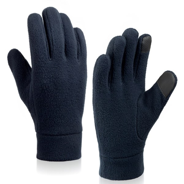 Mørkeblå hansker Høst- og vinterhansker for menn og kvinner
