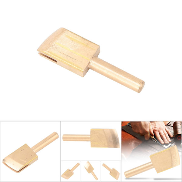 Messinkinen sähkökolvi, lisävaruste hitsaustyökalu DIY-nahkatyöhön (1,5 mm)
