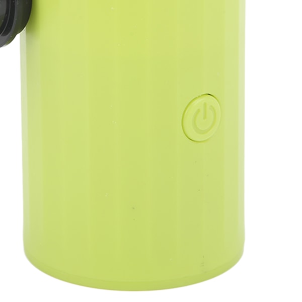 Bærbar Mini Luftpumpe Udendørs Multifunktion USB Opladning Elektrisk Luftpumpe med 6 Forskellige Luftdyser Grøn