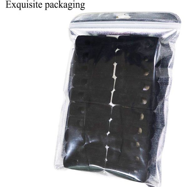 Wonck Black Velvet Hanger Clips 20 Pack, Pants Hangers Velvet