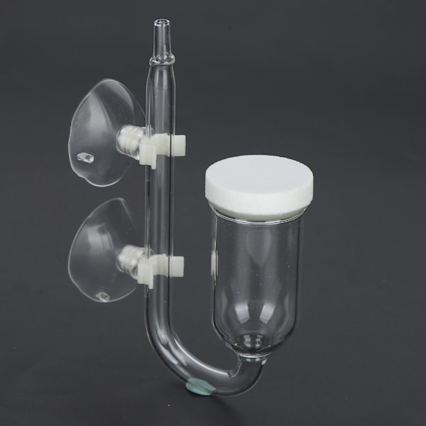 Akvarie kuldioxid transparent boble tæller raffinader CO2 fisketank diffusor lille