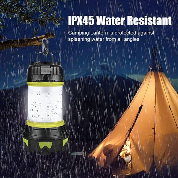 Ladesbar LED Campinglykt Campinglykt IP65 Vanntett