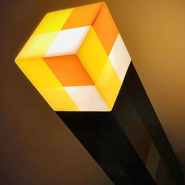 Samlarficklampa, Bärbar LED-nattlampa i plast med långsam toning, Luktfri, Miljövänligt material, Slitstark för sovrum