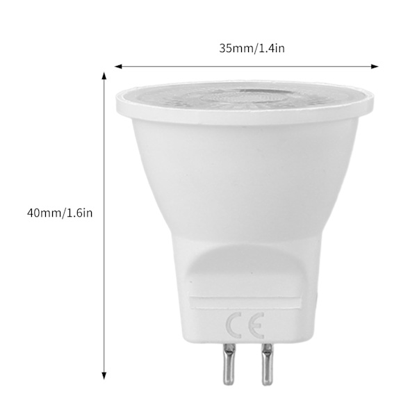 MR11 180LM GU4 LED-lampor AC DC RGBW-stiftbaslampor Bärbar ABS 2W GU4 LED-lampor för hemfestkontor Butik 12-36V