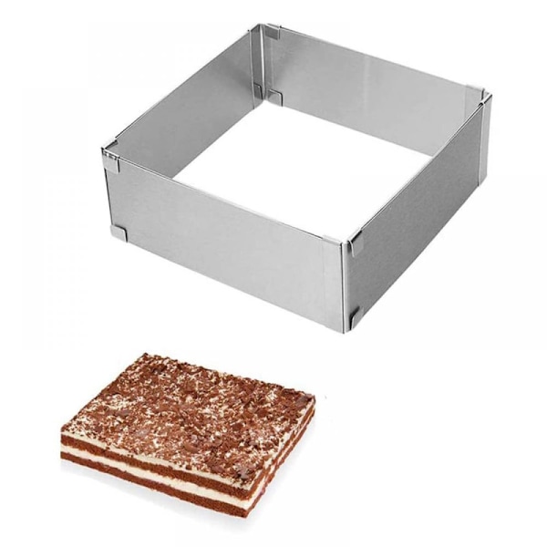 Justerbar rektangulær bageform