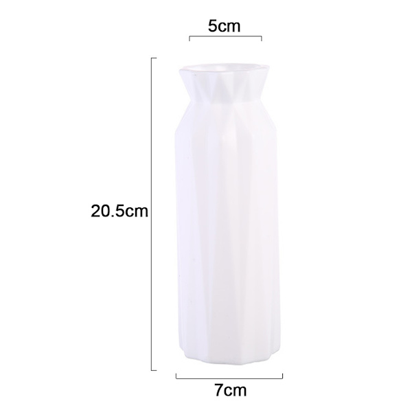 Plastvaser, Elegant Design Vas Skrivbord Modern Dekorativ