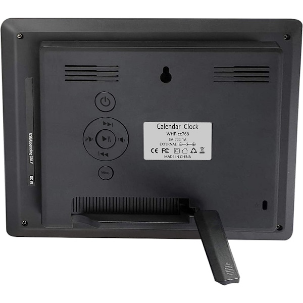 Digitala klockor för seniorer, synskadade - Stor display, medicinpåminnelse, automatisk dimning, batteribackup, stilren dekorativ design